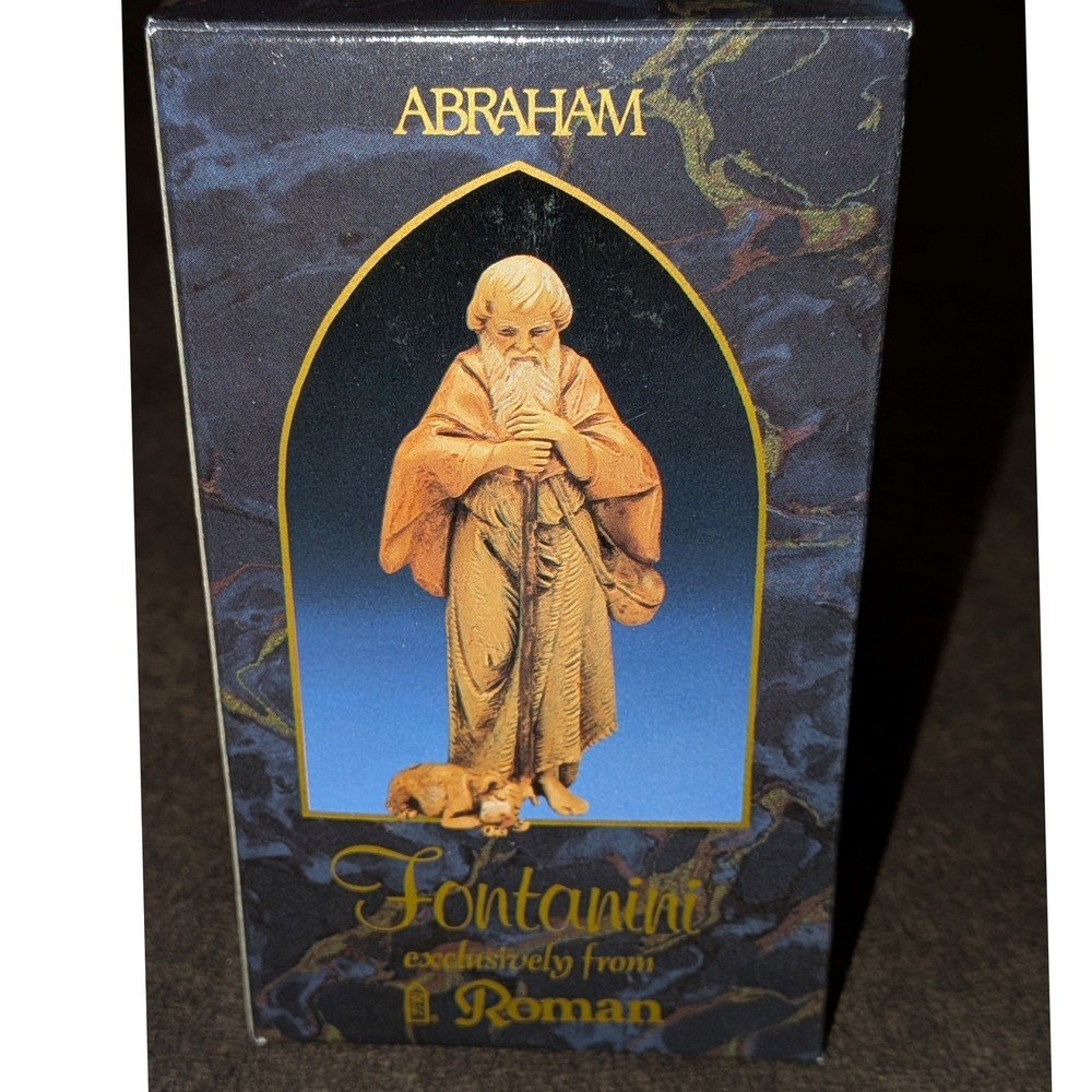 VTG Fontanini 1992 Abraham Villager with Dog 5" Nativity Figurine Italy NIB